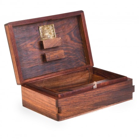 Original stones box kavatza - boite à rouler décorée en bois