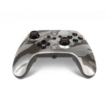 Manette filaire Power A gris métallisé pour Xbox Series X / S / Xbox One /  PC